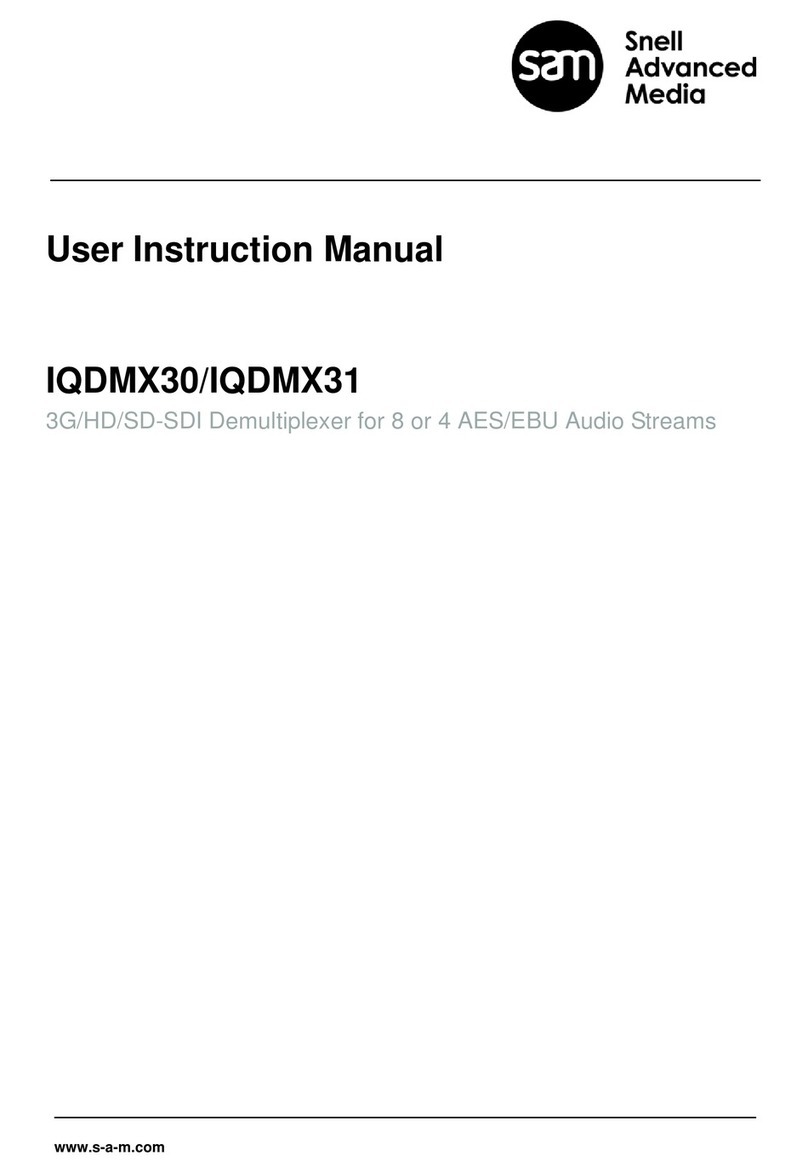 Sam IQDMX3048-2A Operator's manual