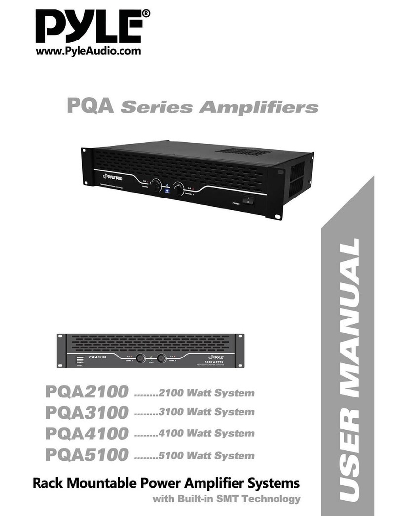 PYLE Audio PQA2100 User manual