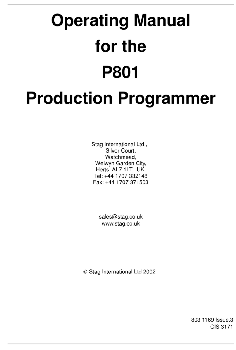 Stag P801 operating manual