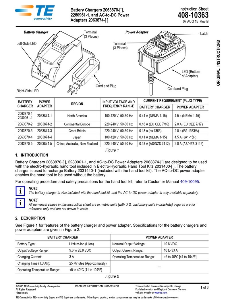 TE Connectivity 2063870-1 instruction sheet