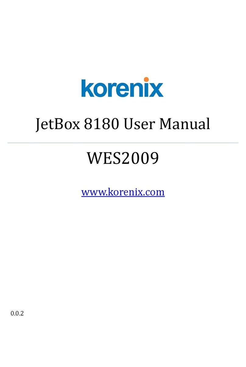 Korenix JetBox 8180 user manual