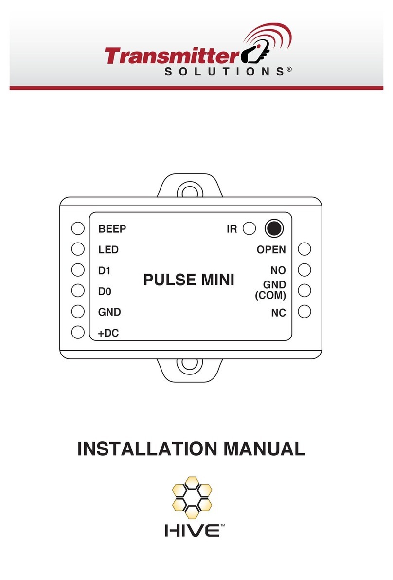 Transmitter Solutions Pulse Mini User manual