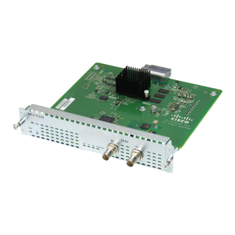 Cisco SM-X-1T3/E3 User manual Cisco SM-X-1T3/E3 User manual
