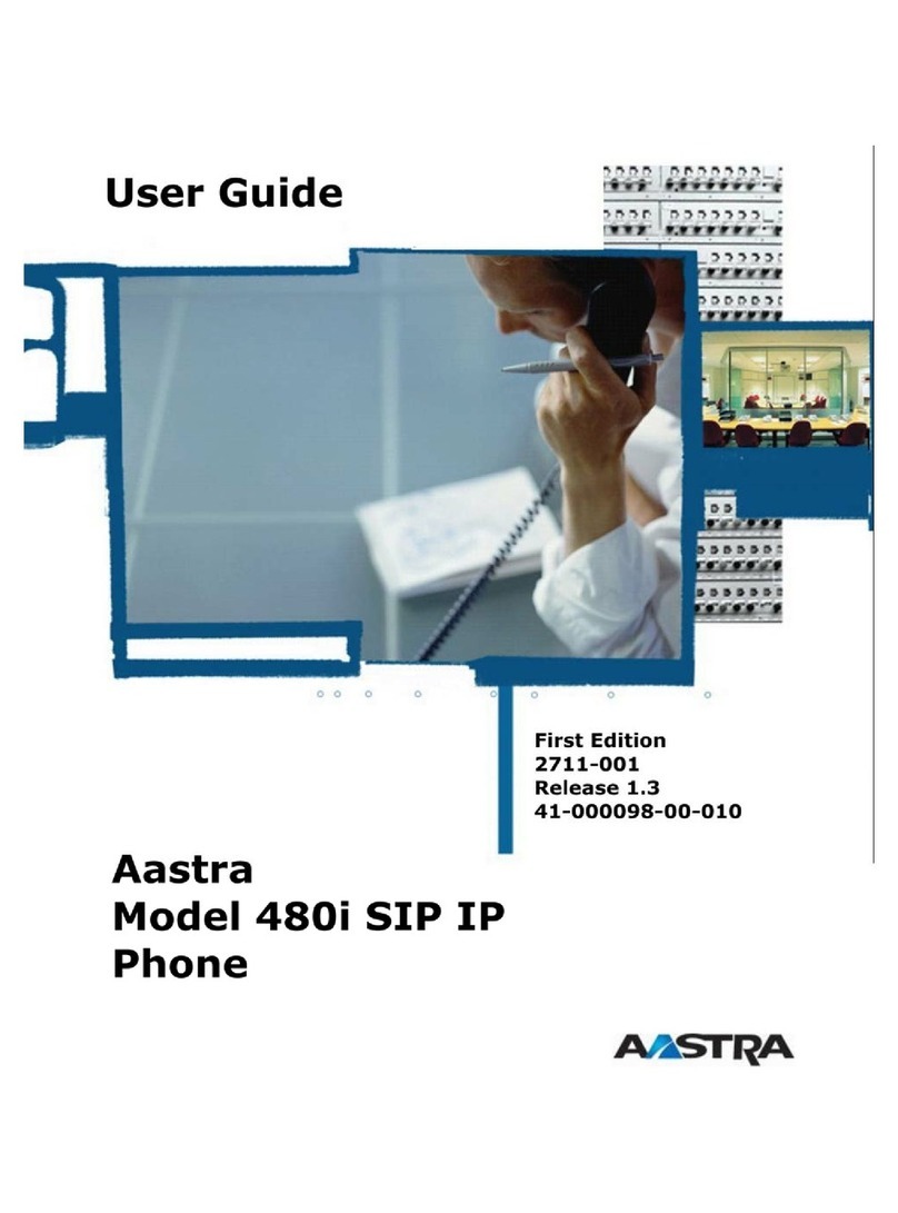 Aastra 480I SIP IP PHONE User manual