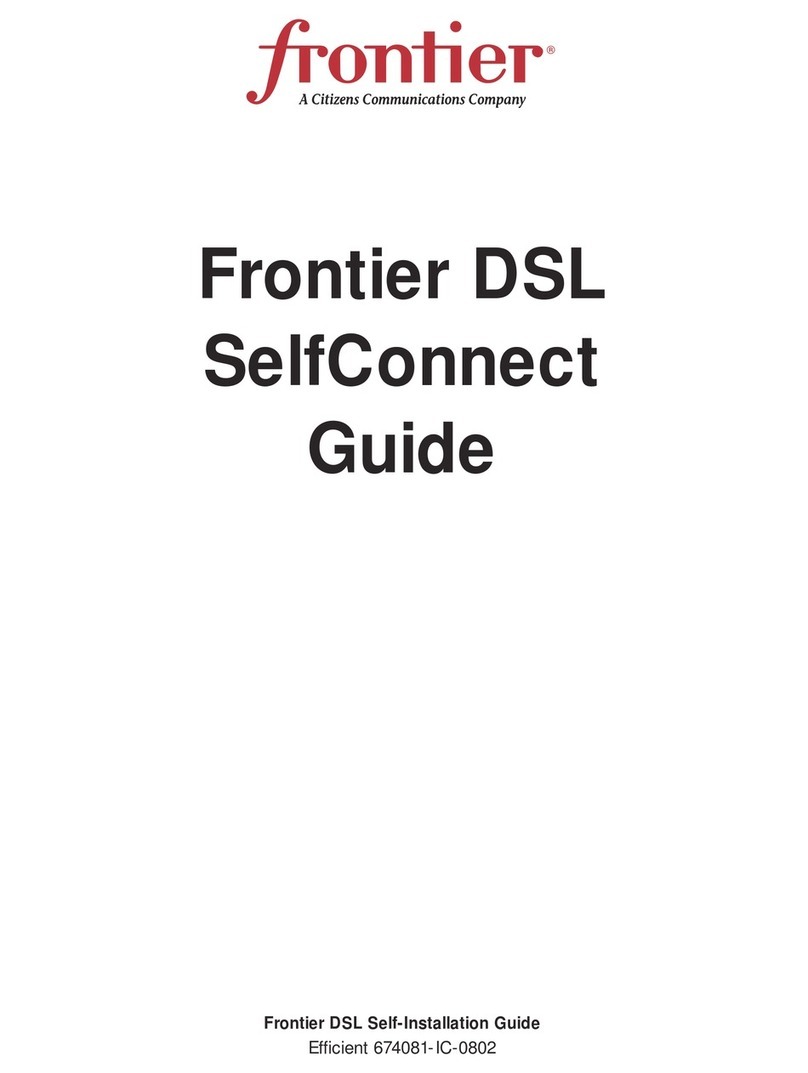 Frontier 5667 Self-installation guide