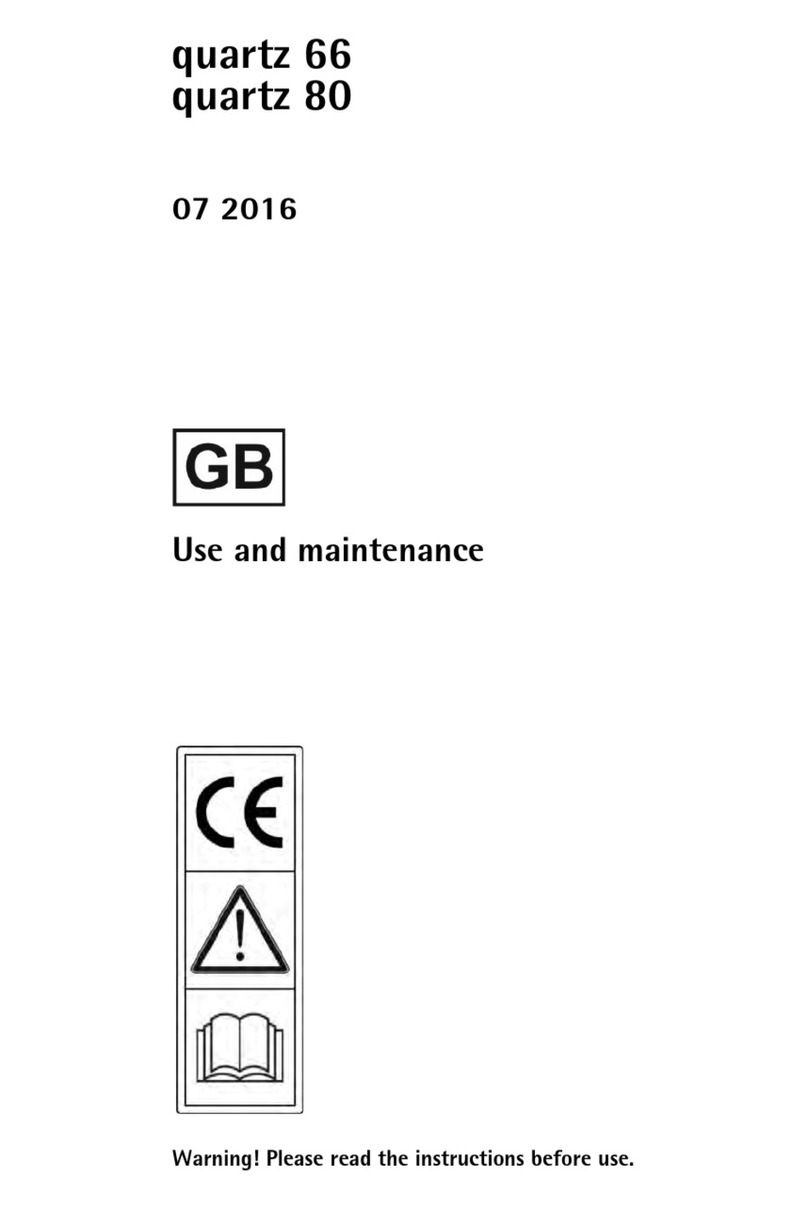 ADIATEK quartz 66 Use and maintenance