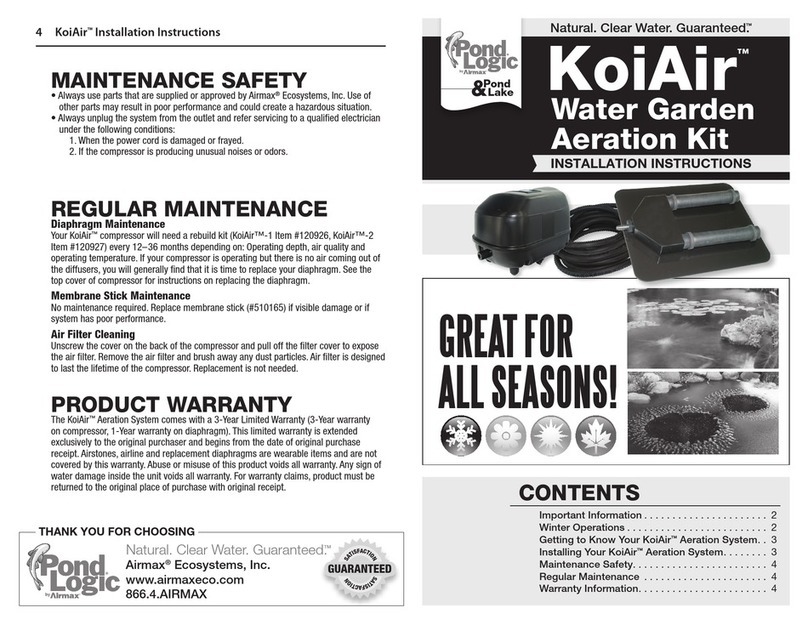 Pond Logic KoiAir 1 User manual