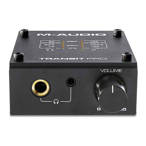 M-Audio TRANSIT PRO user guide