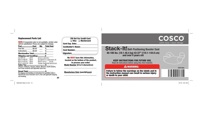 Cosco BC027ASW User manual