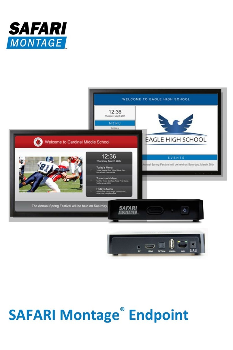 SAFARI Montage Endpoint user manual