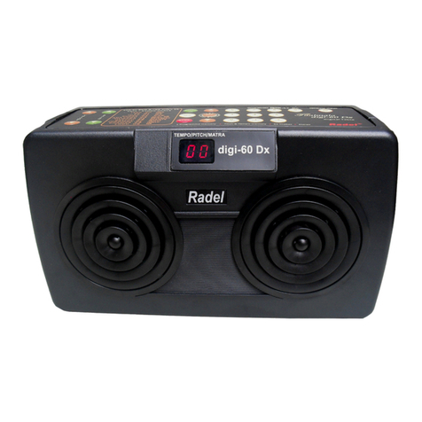 Radel TAALMALA DIGI-60 DX Operation manual