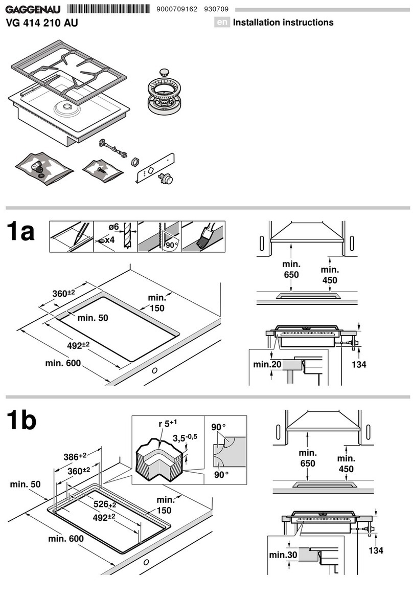 Gaggenau VG 414 210 AU User manual