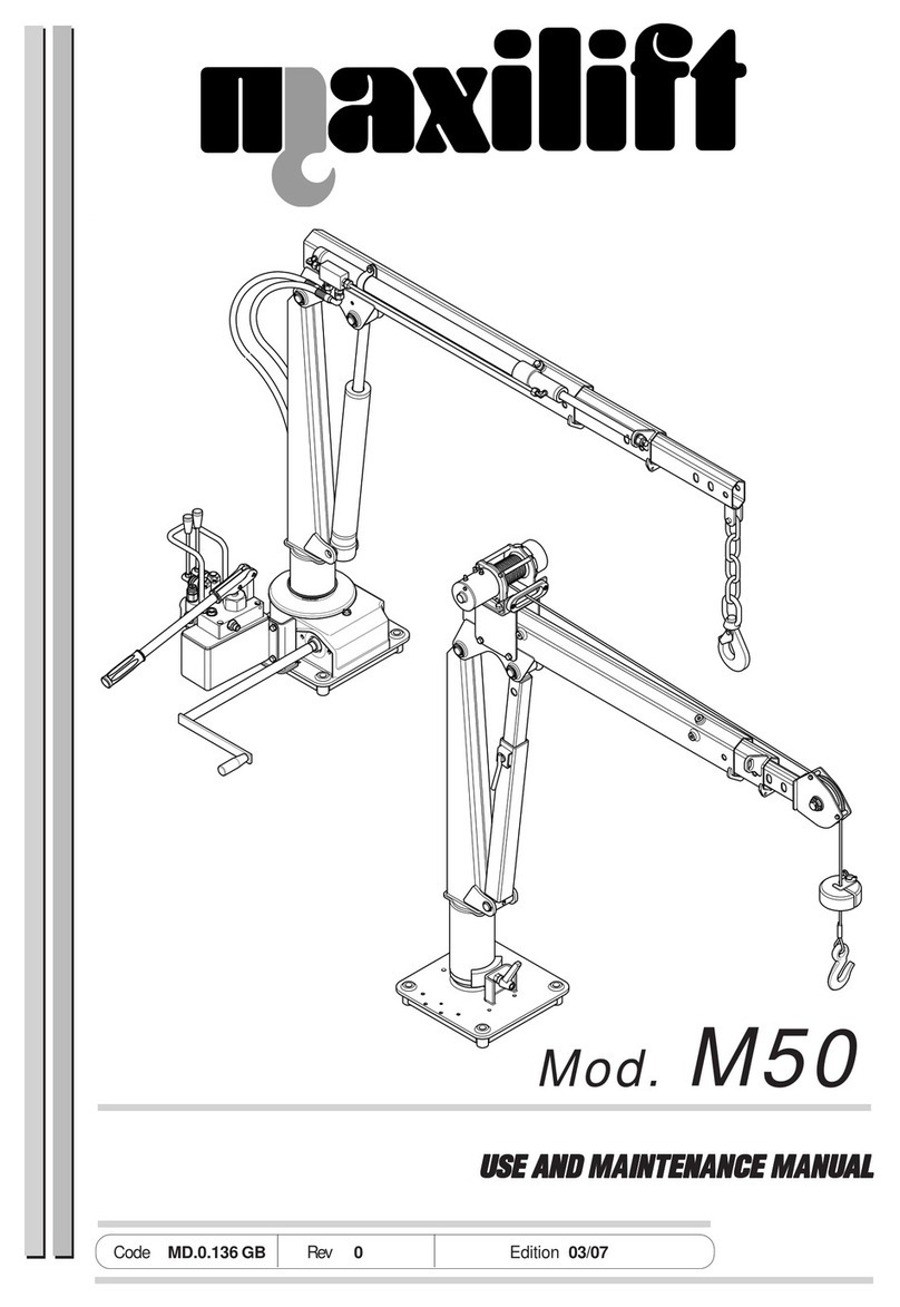 maxilift M50 Series Use and maintenance manual