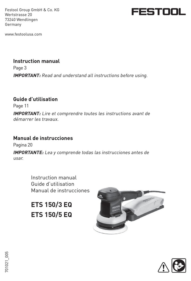 Festool ETS150/3 EQ instruction manual