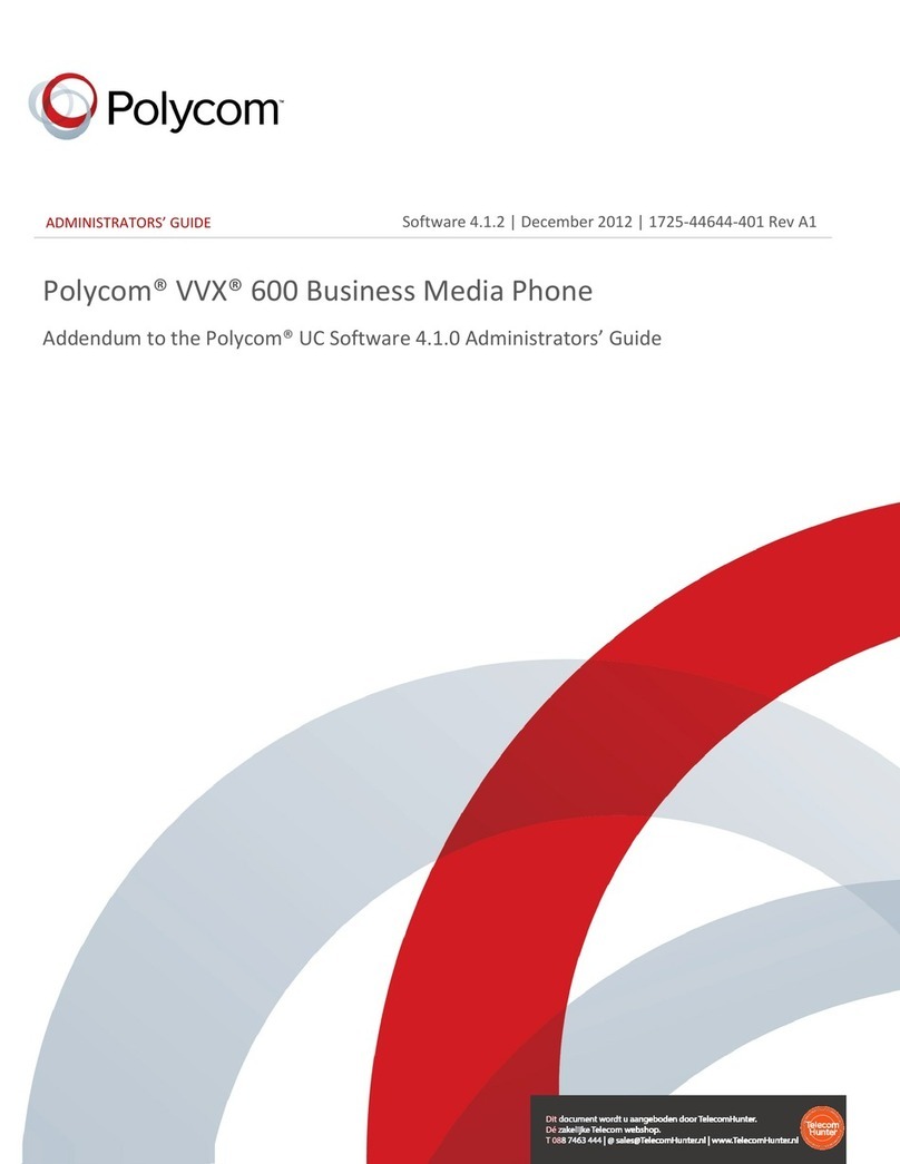 Polycom Polycom VVX 600 Administrator's guide