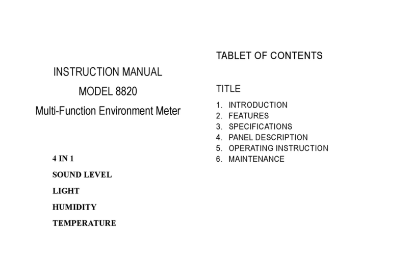 ATP Instrumentation 8820 User manual ATP Instrumentation 8820 User manual