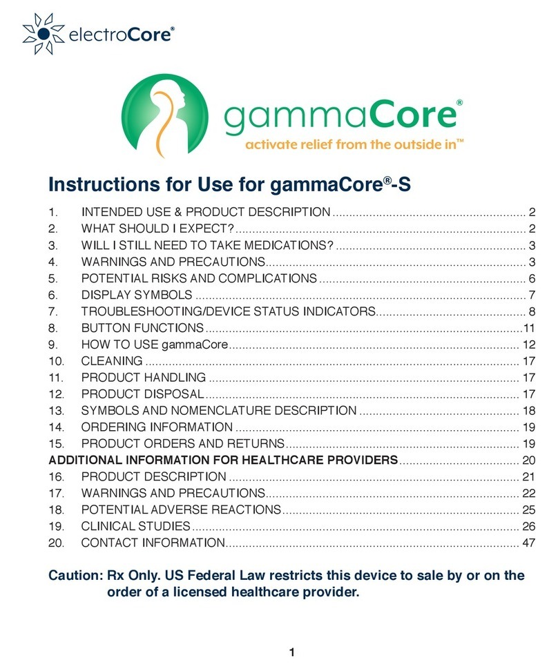 ElectroCore gammaCore-S instruction manual