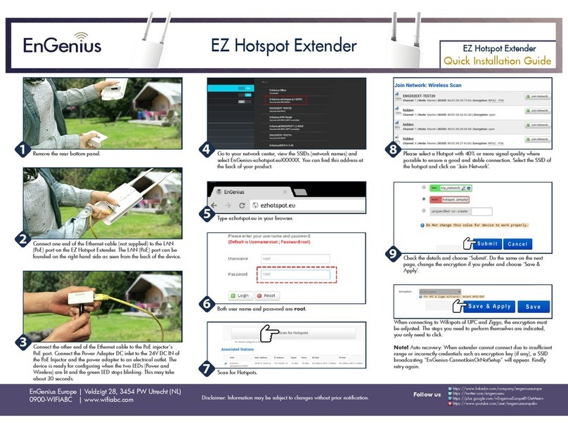 EnGenius EZ Hotspot Quick installation guide