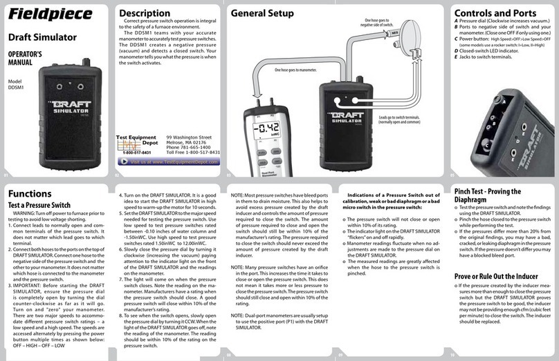 Fieldpiece DDSM1 User manual