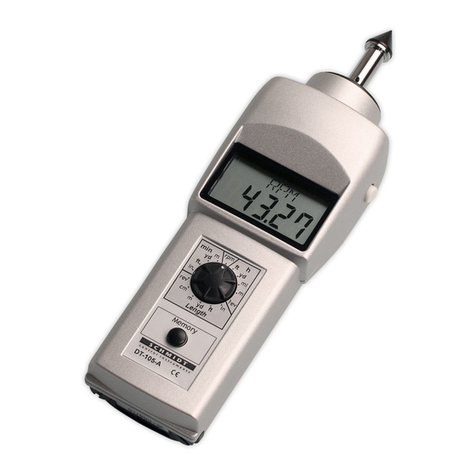 Nidec DT-105A Operation manuals