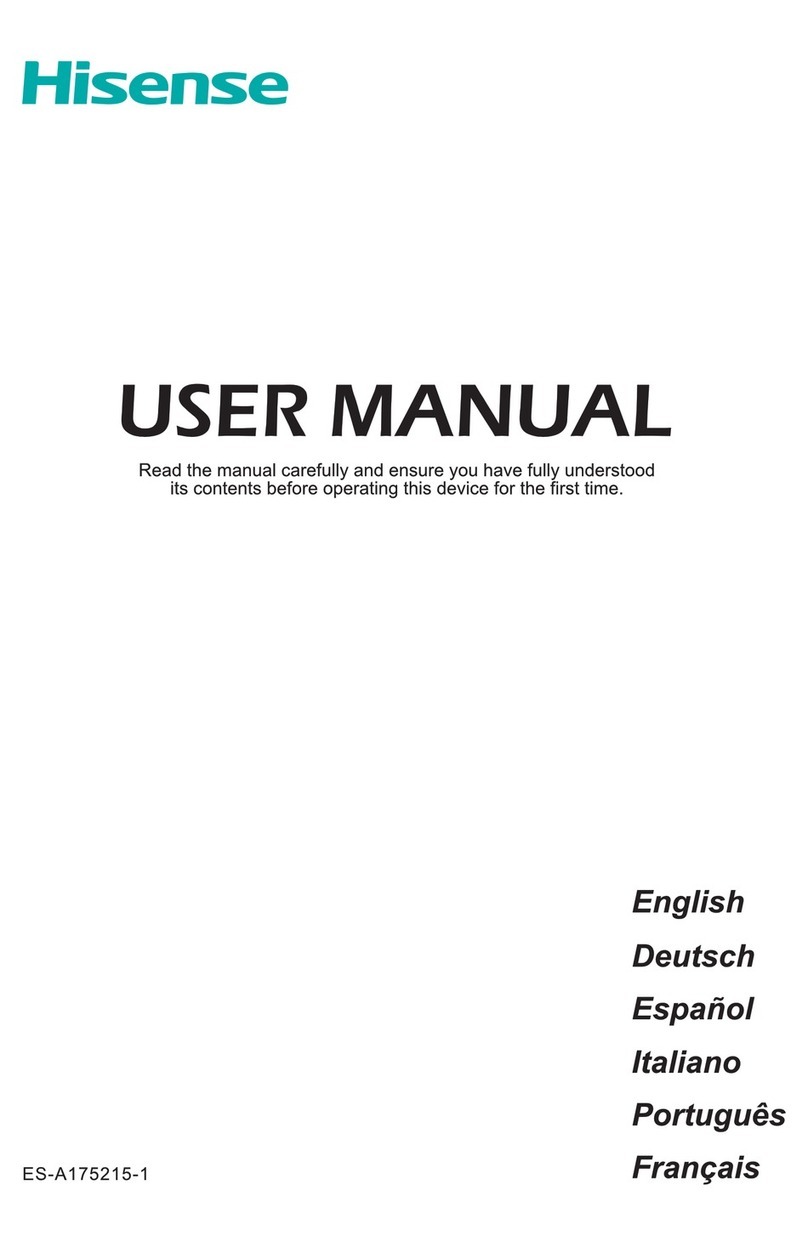 Hisense H50U7AUK User manual
