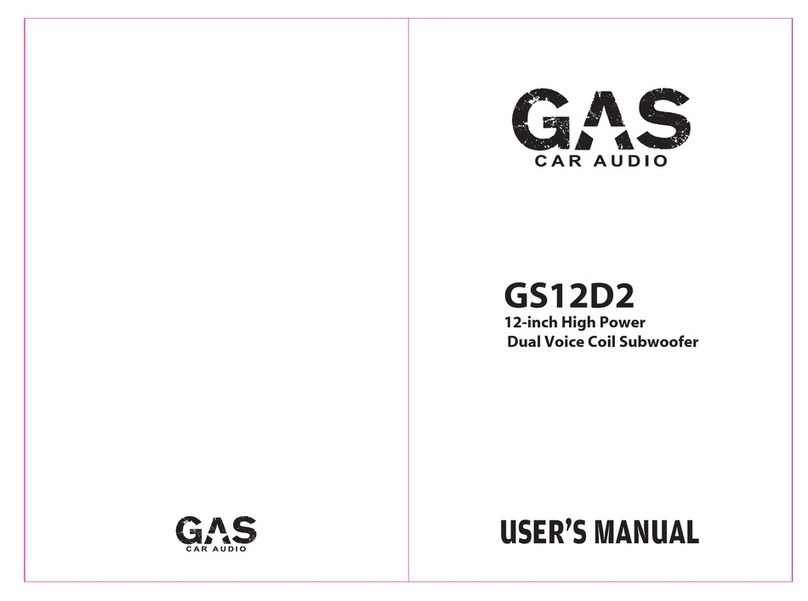 GAS GS12D2 user manual