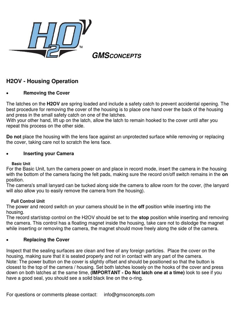 GMS Concepts H2OV Operation manuals
