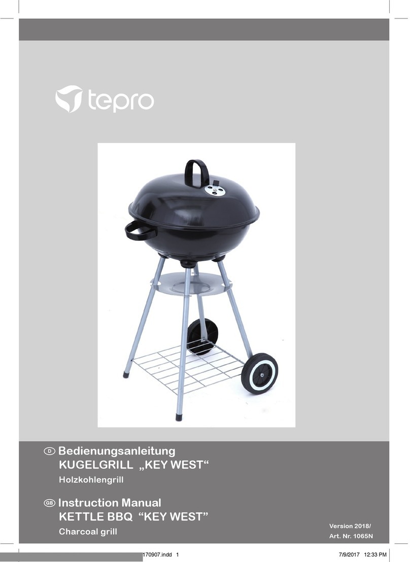 tepro KEY WEST instruction manual