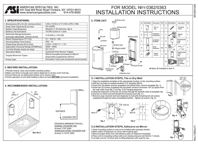 ASI 0363 installation instructions