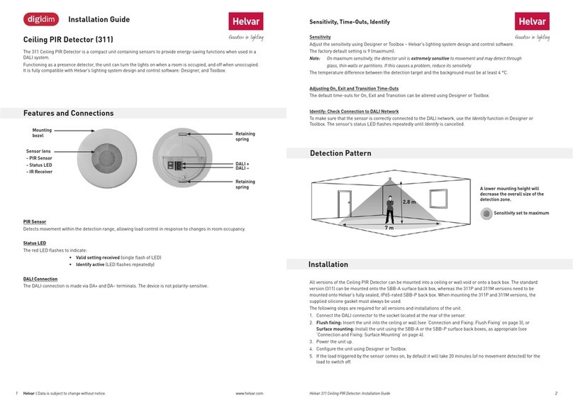 HELVAR 311 installation guide