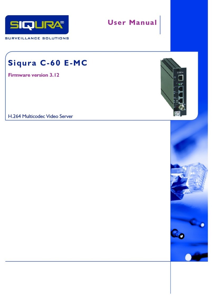 Siqura C-60 E-MC user manual