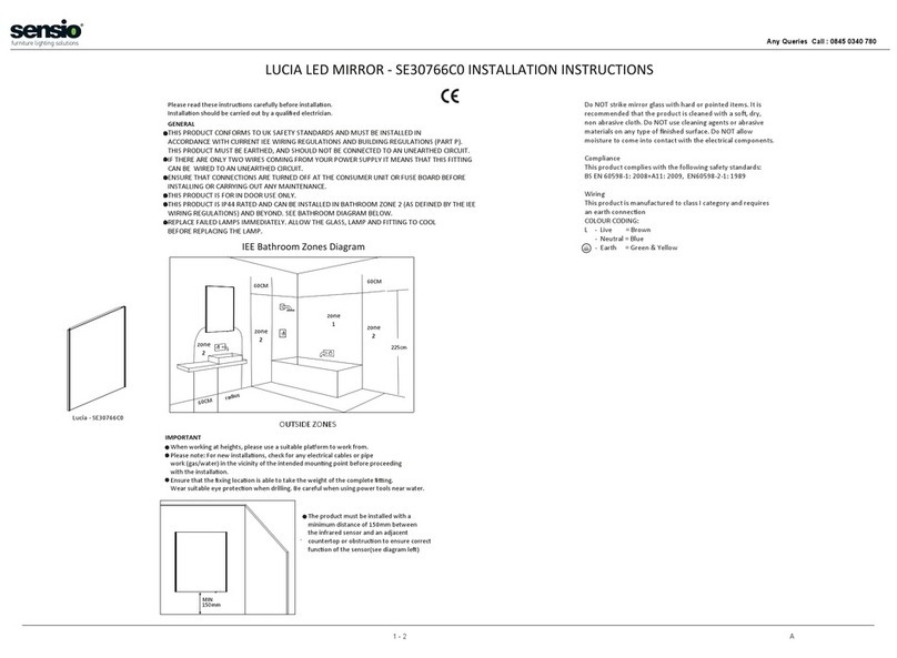 Sensio SE30766C0 User manual