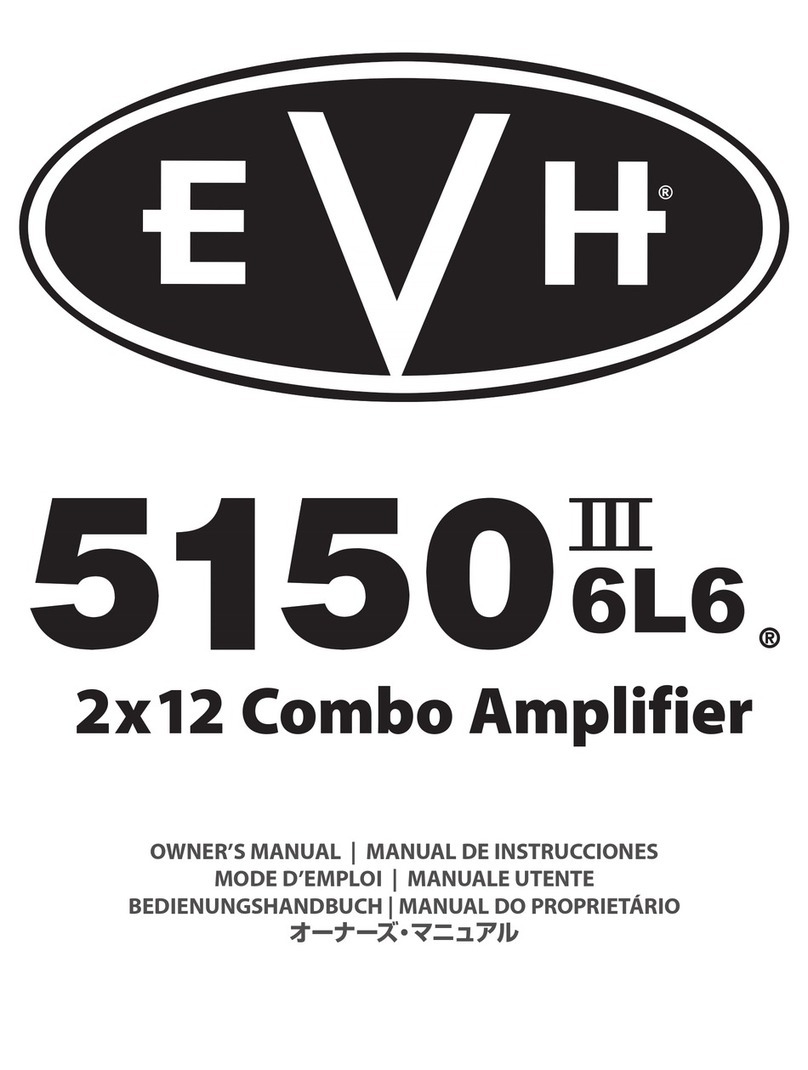 Evh 5150III 6L6 2x12 owner's manual