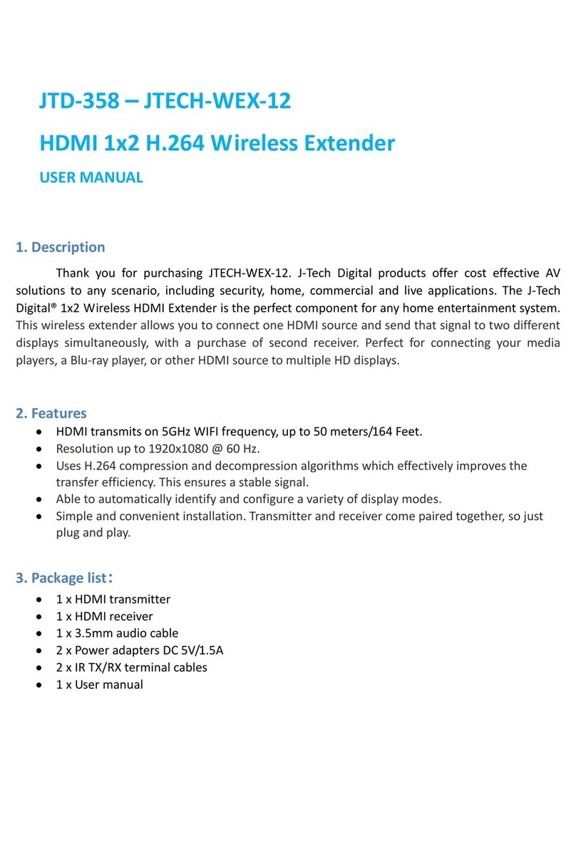 J-TECH JTECH-WEX-12 User manual