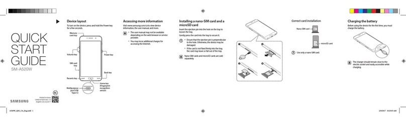 Samsung SM-A520W quick start guide