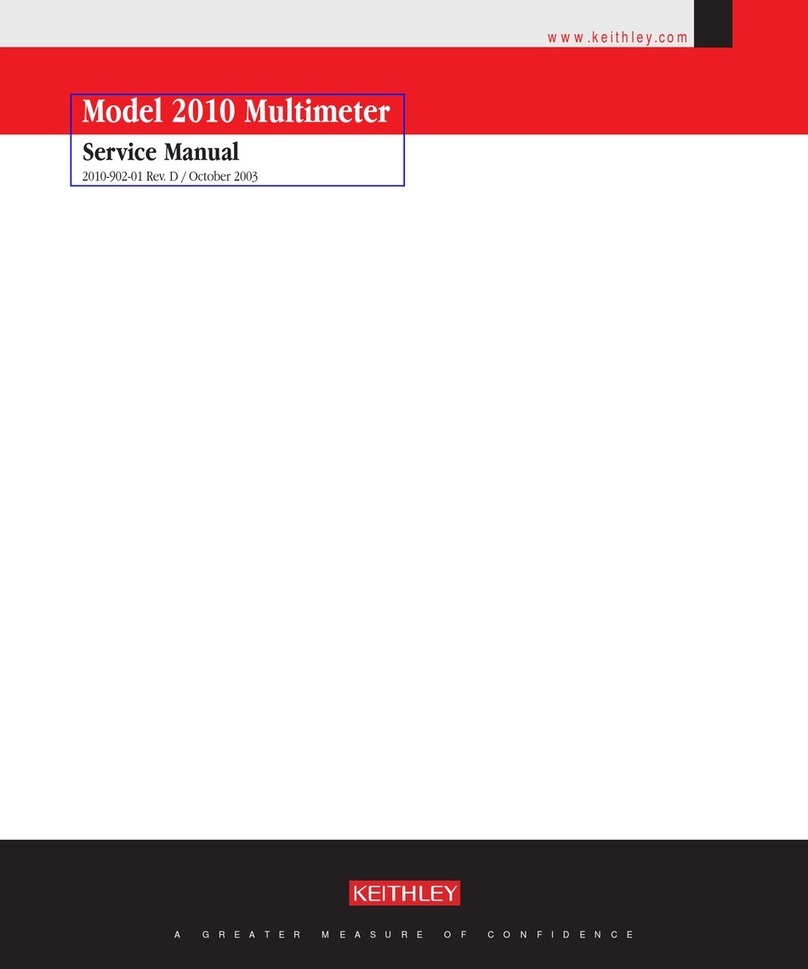 Keithley 2010 Service manual