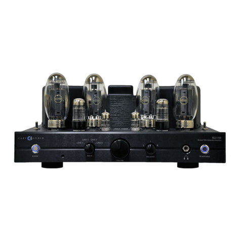 Cary Audio Design SLI-100 User manual