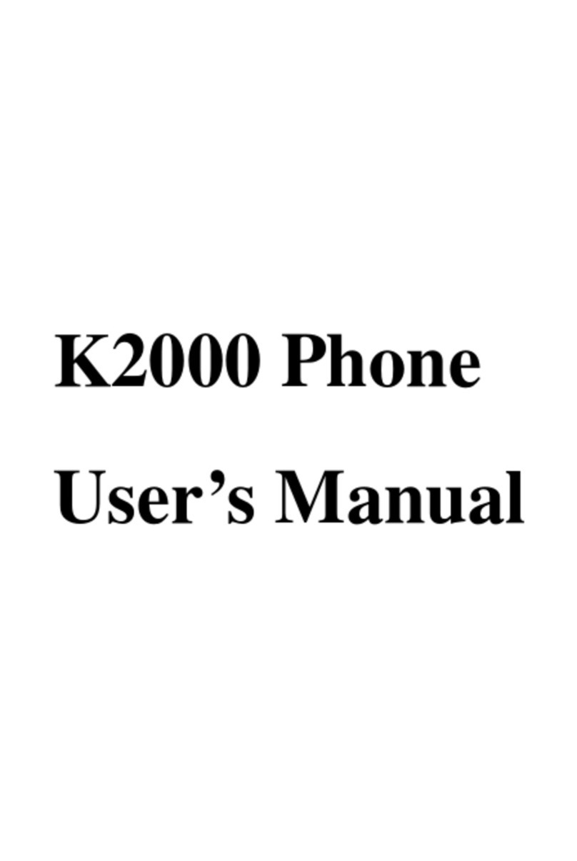 Kyocera K2000 User manual