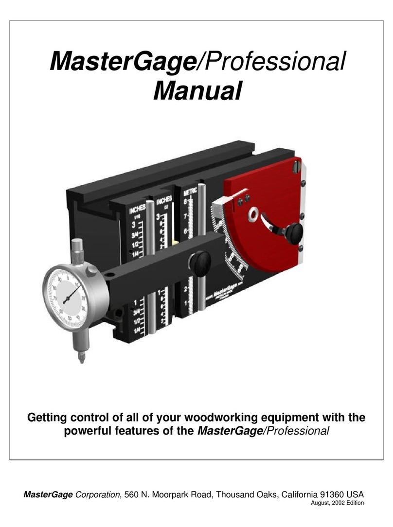 MasterGage Professional manual