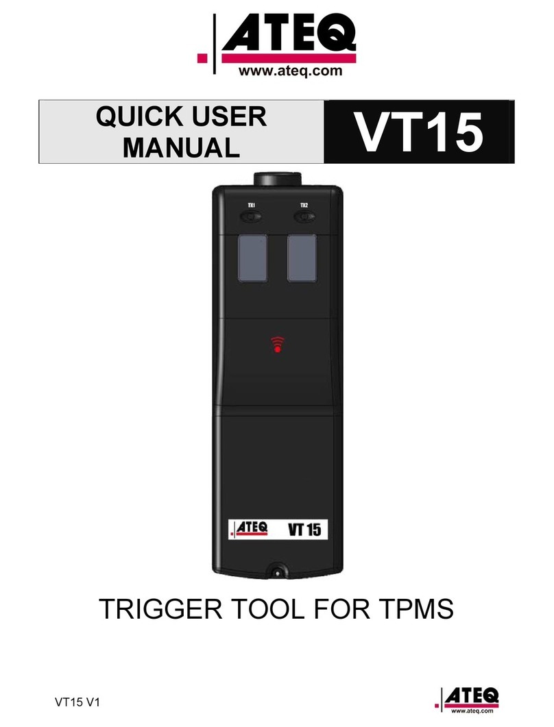 ATEQ VT15 Quick user manual