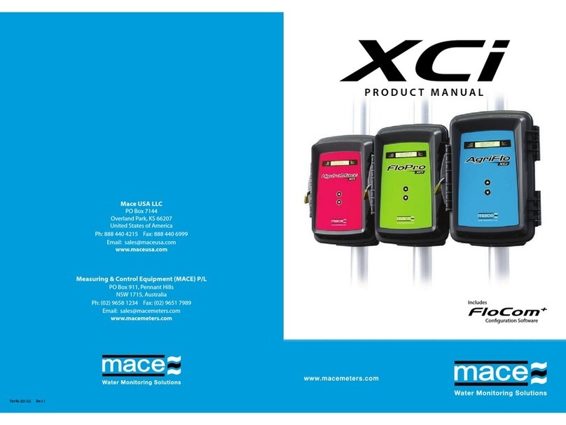 Mace FloPro XCi product manual