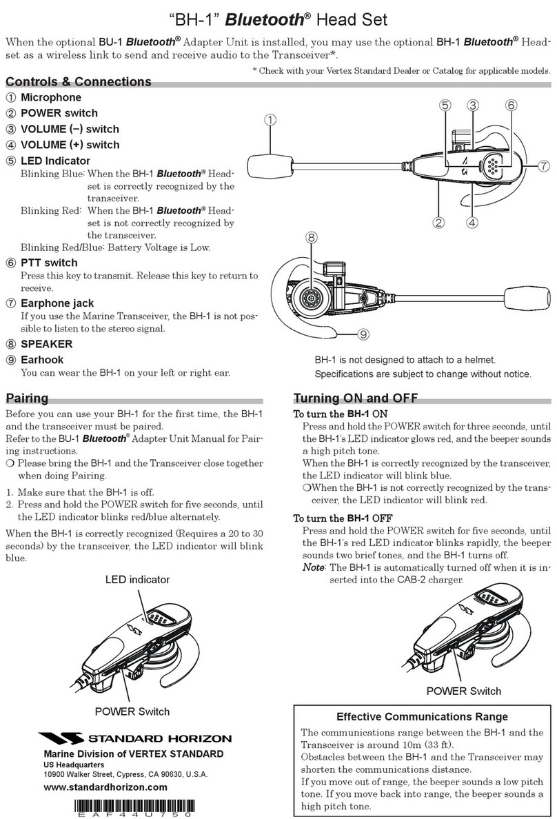 Yaesu BH-1 owner's manual