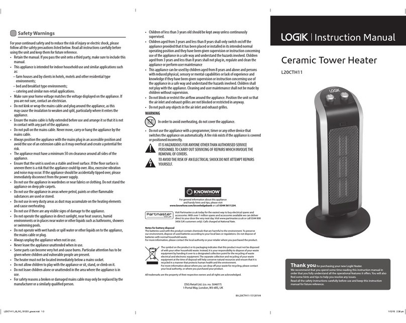 Logik L20CTH11 User manual