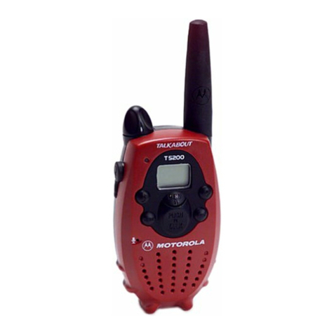Motorola Talkabout T5200 User manual