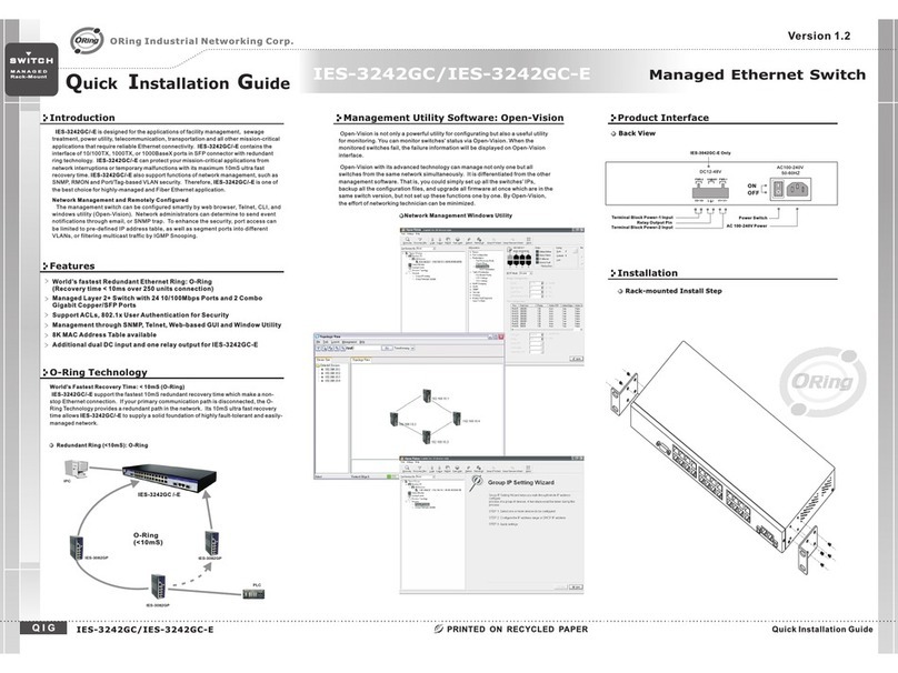 ORiNG IES-3242GC User manual