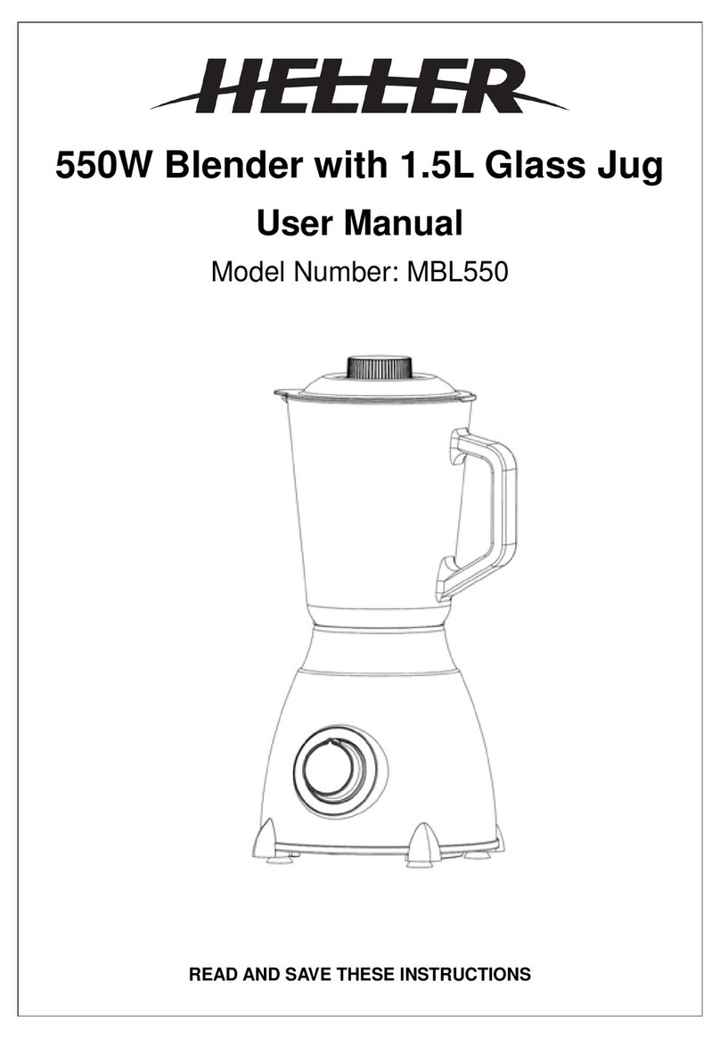 HELLER MBL550 User manual