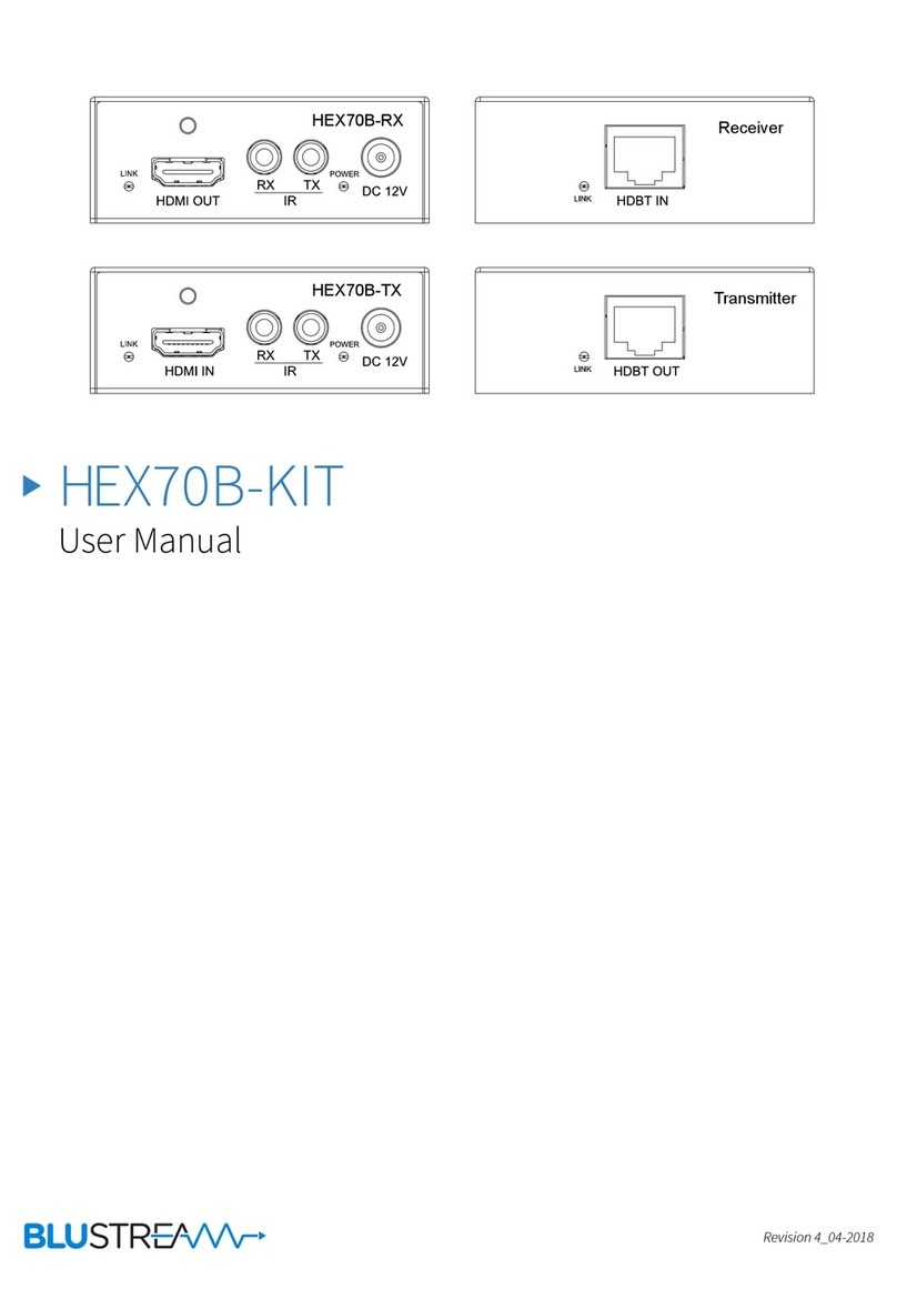 Bluestream HEX70B-RX user manual