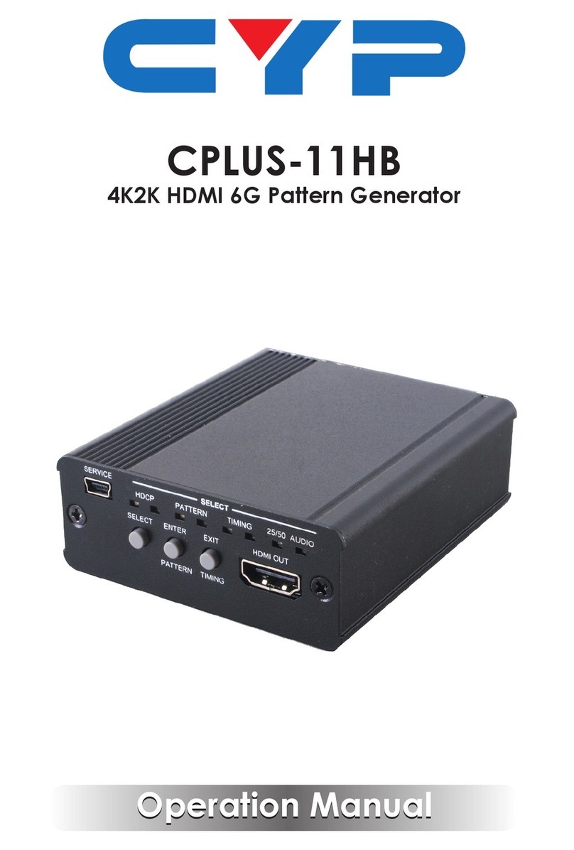 CYP CPLUS-11HB Operation manual