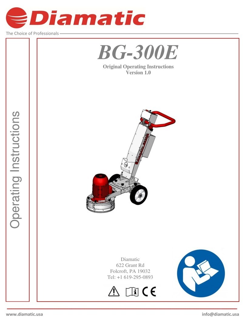 Diamatic BG-300E User manual