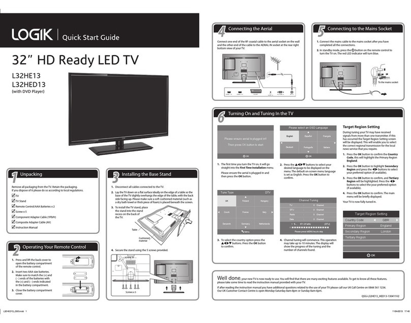 Logik L32HED13 User manual Logik L32HED13 User manual